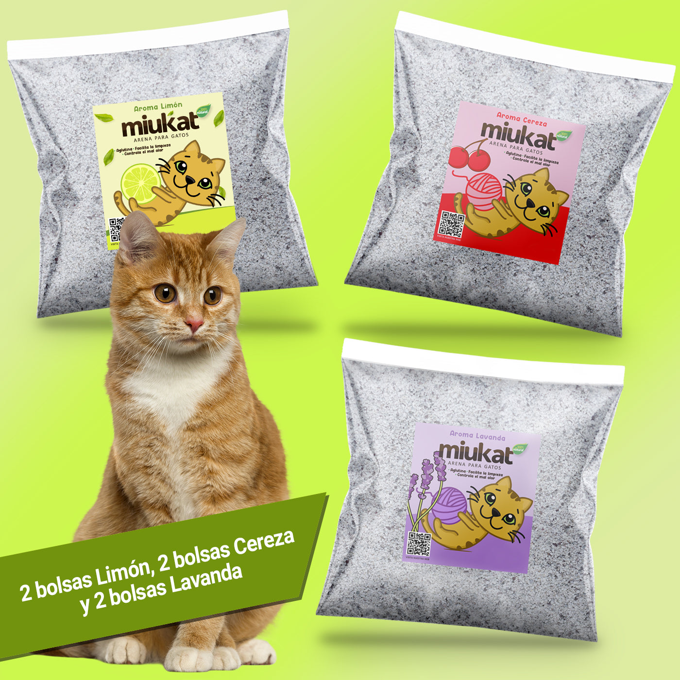 Paquete 24 Kg con aroma