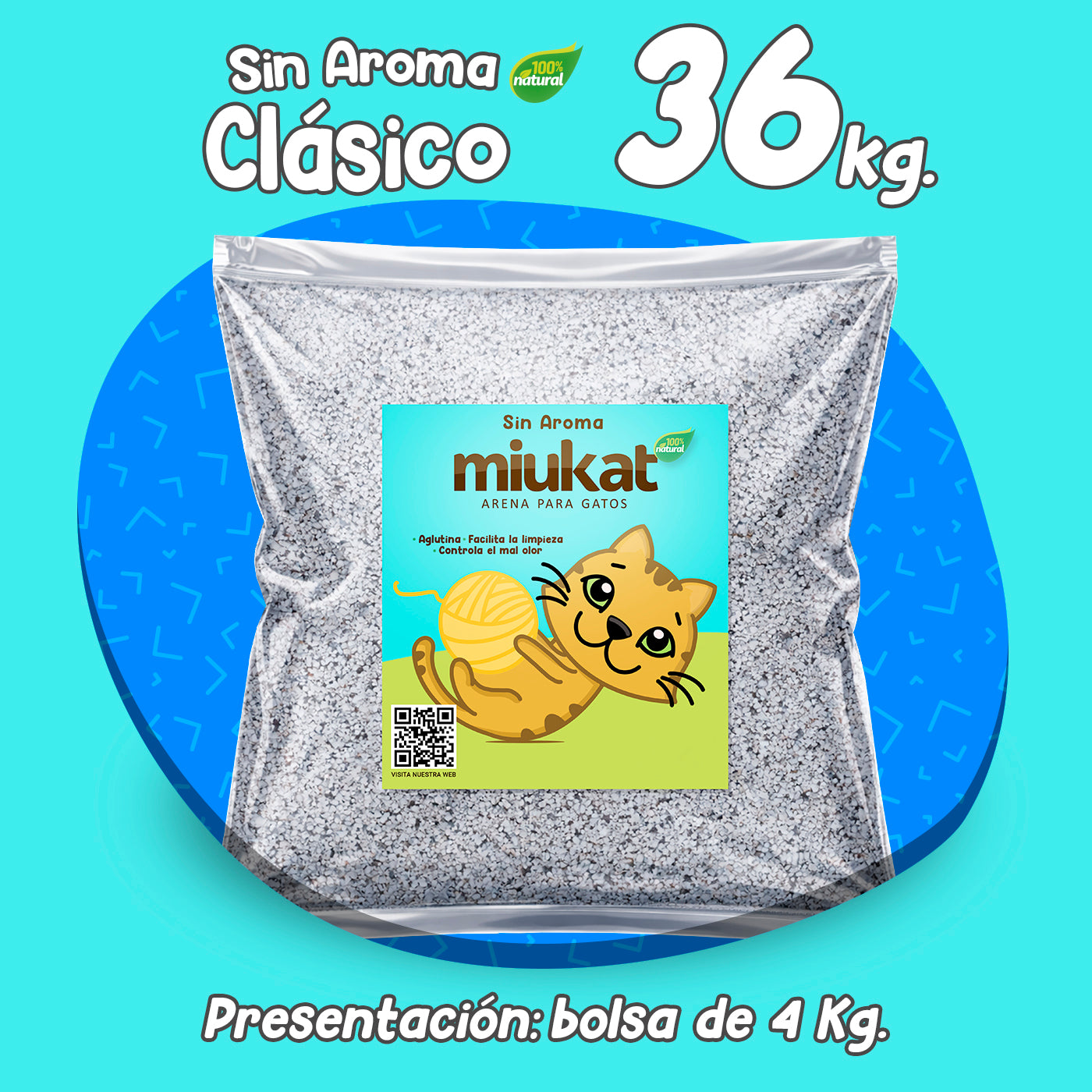 Paquete 36 Kg sin aroma