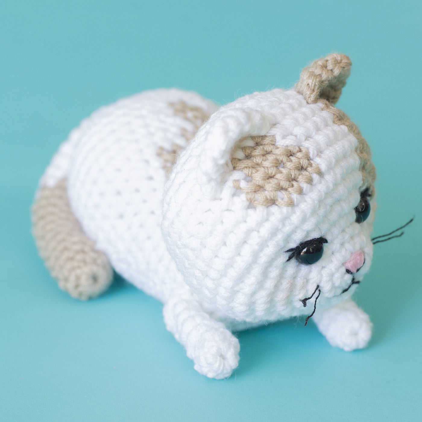 Gatito tejido a Crochet