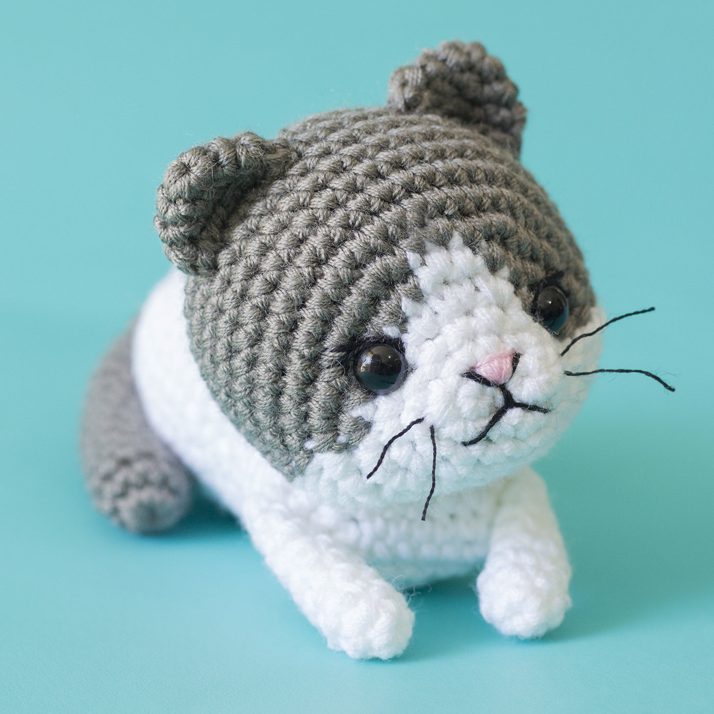 Gatito tejido a Crochet