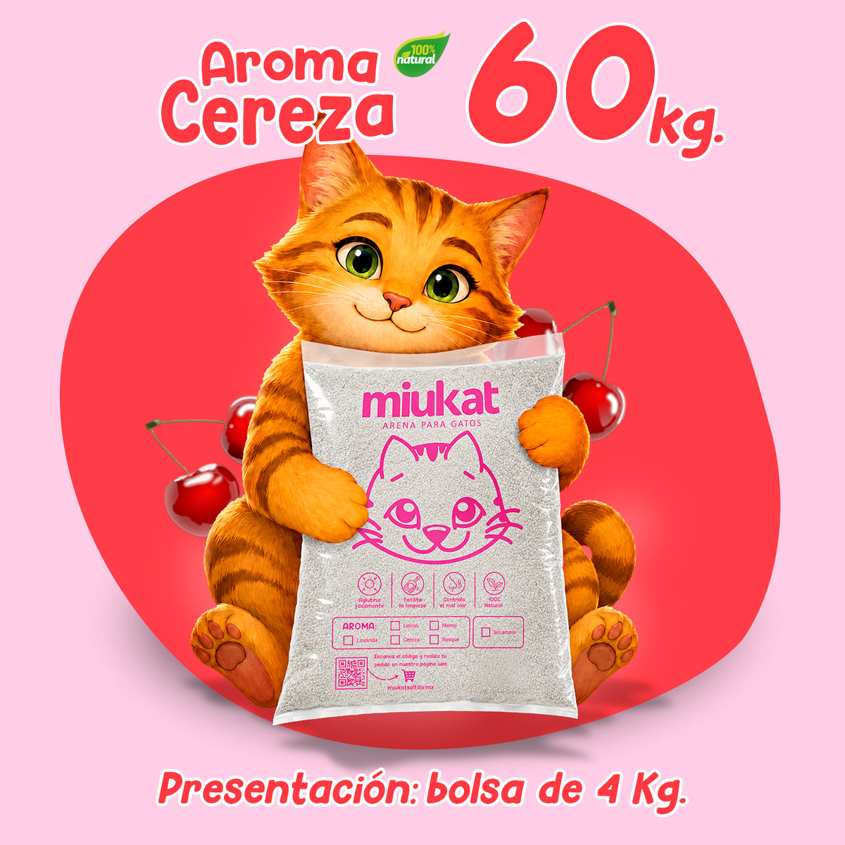Paquete 60 Kg con aroma