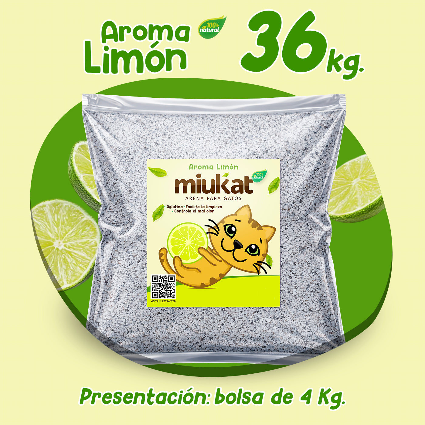 Paquete 36 Kg con aroma