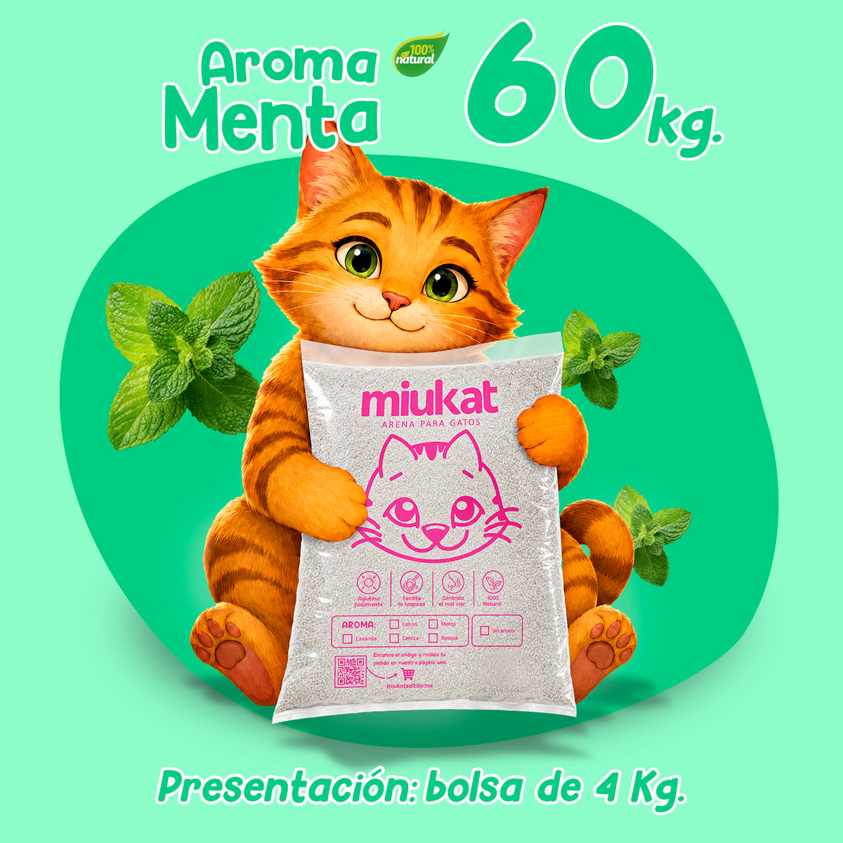 Paquete 60 Kg con aroma