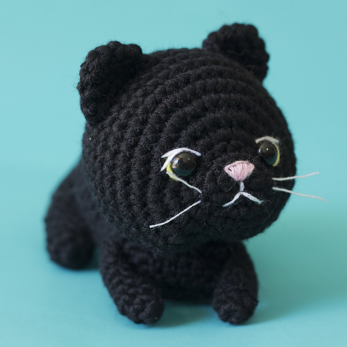 Gatito tejido a Crochet