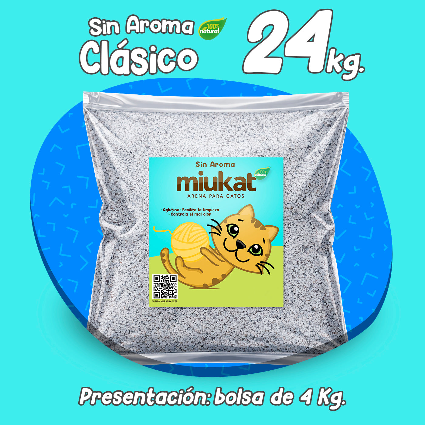Paquete 24 Kg sin aroma