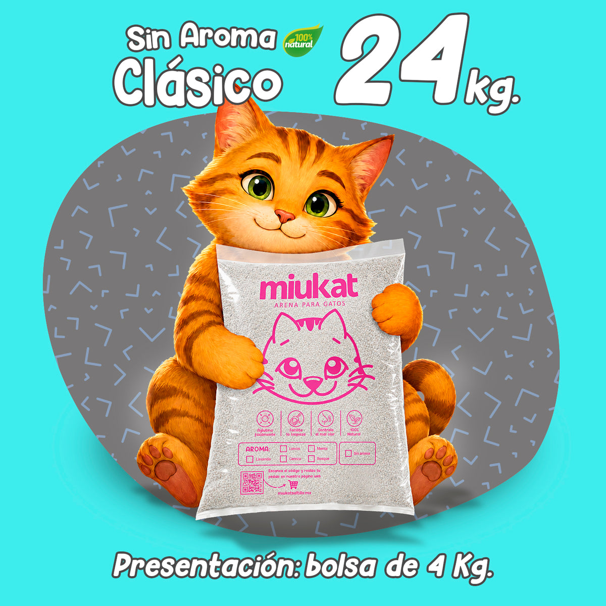 Paquete 24 Kg sin aroma