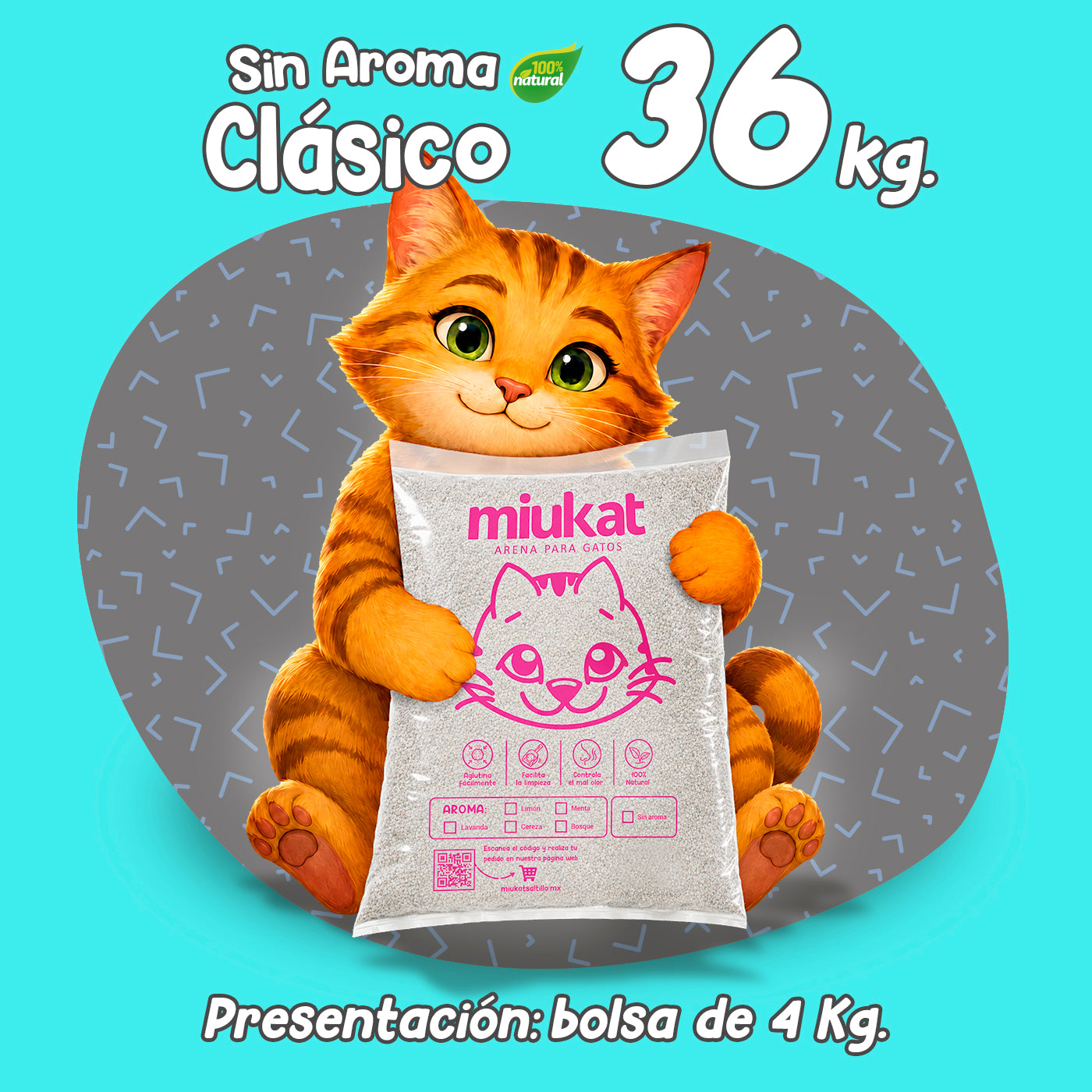 Paquete 36 Kg sin aroma
